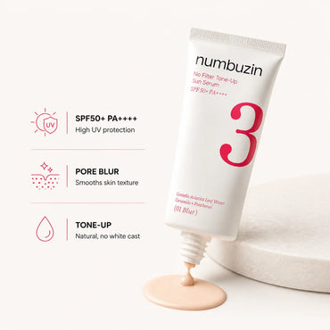 No.3 No Filter Tone-Up Sun Serum 01Blur 50ml